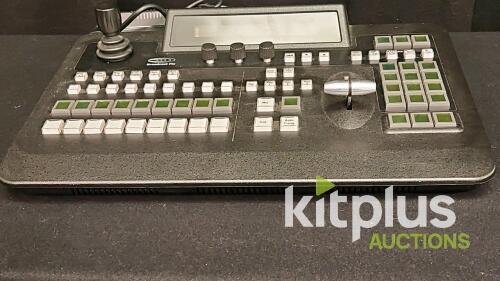 Broadcast Pix Video Switcher Control Panel with Joystick and T-Bar Fader