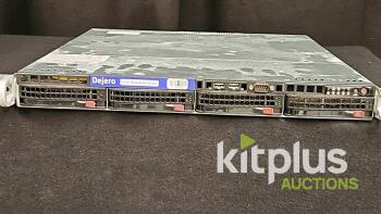 Dejero LIVE+ Broadcast Server, 1U Rackmount, Quad-core Xeon, Dual 400W PSUs