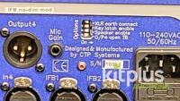 CTP Systems FW4010 4-Wire Intercom Box Pair, 4 Channels, XLR IO, 110-240VAC, S/N 16954/16955 - 2