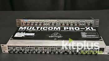 Behringer Multicom Pro-XL MDX4600 Quad Channel Compressor-Limiter + Alesis 3630 Dual Compressor Bundle