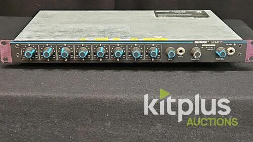 Shure SCM810E 8-Channel Automatic Audio Mixer, IntelliMix, Rackmount, 230V, Serial 993407487