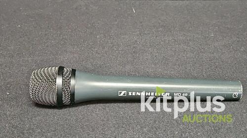 Sennheiser MD 46 Dynamic Cardioid Microphone, 40 Hz to 18 kHz Frequency Response, 350 &Omega; Impedance