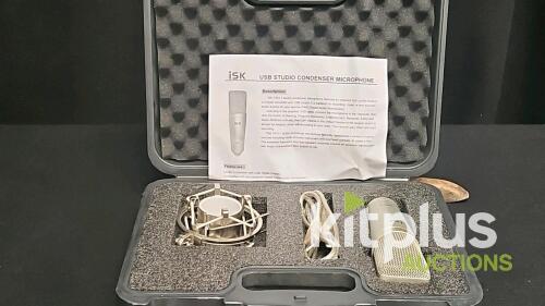 iSK CRU-1 USB Studio Condenser Microphone with Accessories