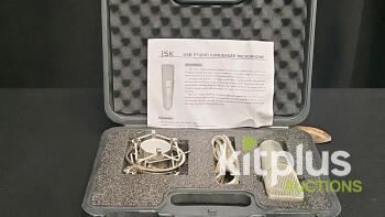 iSK CRU-1 USB Studio Condenser Microphone with Accessories