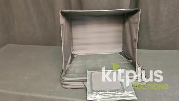 Portable Light Box Photo Studio, 16"x16"x16", Foldable with Integrated Carry Case