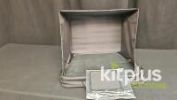 Portable Light Box Photo Studio, 16"x16"x16", Foldable with Integrated Carry Case