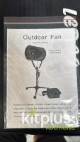 Cylinder Outdoor Fan SF06, 120W, DC 24V, 2400 RPM, 20 m&sup3;/min, Metal Casing - 3
