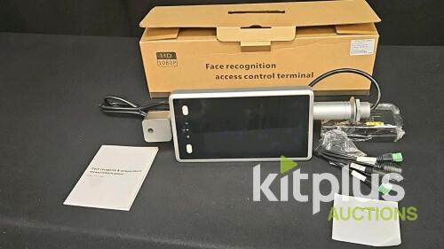 RFTM7v Face Recognition Access Control Terminal, 1080P, 7" LCD, Temp Detection, CE/FCC, S/N:M4220200529019