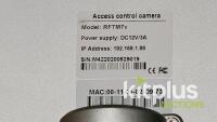 RFTM7v Face Recognition Access Control Terminal, 1080P, 7" LCD, Temp Detection, CE/FCC, S/N:M4220200529019 - 2