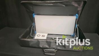 Pmission 112Pro-L 120W LED Video Light Panel Kit with Stand, DMX512, 3200-5600K, Case