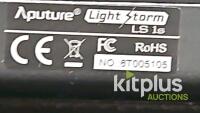 Aputure Light Storm LS 1s LED Video Panel V-Mount, 5500K, Controller, Remote, Box, SN 8T005105 - 2