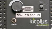 Datavision DV-LED 600HS LED Video Light Panel, 36W, 5,600K, V-Mount Battery Plate. Light Only - 2