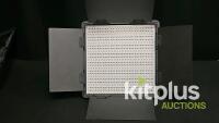 NanGuang CN-600SA LED Video Light Panel with Barn Doors and Carry Case