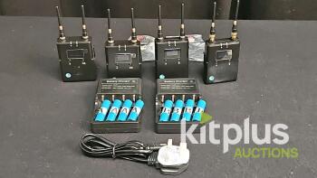 Wireless HD Video Transmission System Kit | 4 Units(2xTX 2xRX) | HDMI In/Out | Battery & Charger Included