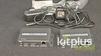 HDMI Extender 200M VT-510 Kit, 1080P, IR, CAT5e/6, Tx & Rx, Adapters, CE/FCC/RoHS