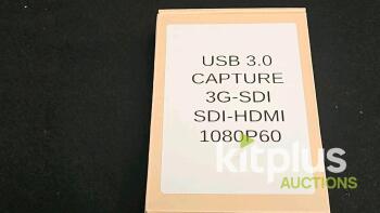 USB 3.0 3G-SDI Capture Device SDI to HDMI 1080p60 with Audio In/Out and Cables