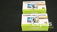 HDMI to USB 3.0 Video Capture Device 4K 60Hz, Mic Input, 1080p Recording, UAC/UVC Support