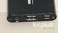 HDMI to USB 3.0 Video Capture Device 4K 60Hz, Mic Input, 1080p Recording, UAC/UVC Support - 4