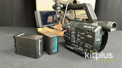Sony PXW-FS5M2 4K Super 35mm XDCAM Camcorder, E-Mount, Dual SD Slots, Variable ND, S/N 4003739 with Zacuto FS5 Z-Finder