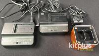 Sony BC-U1 & BC-U1A AC Battery Chargers + H&auml;hnel proCube2 Dual USB Charger &ndash; Camcorder & DSLR - 2