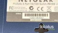 BAL Broadcast SAC 011A Serial to Analogue Converter & Netgear FS105 5-Port Ethernet Switch w/Accs - 4