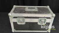 Set of 4 Flight/Equipment Cases&mdash;Varied Sizes, Black & Blue, Utility and Rack Style, Label Slot - 3