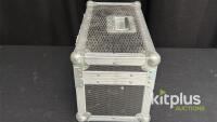 Set of 4 Flight/Equipment Cases&mdash;Varied Sizes, Black & Blue, Utility and Rack Style, Label Slot - 4