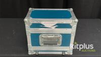 Set of 4 Flight/Equipment Cases&mdash;Varied Sizes, Black & Blue, Utility and Rack Style, Label Slot - 5