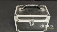 Set of 4 Flight/Equipment Cases&mdash;Varied Sizes, Black & Blue, Utility and Rack Style, Label Slot - 10