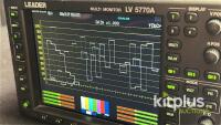 Leader LV 5770A Multi Monitor with 6.3" XGA Display, 3G/HD/SD-SDI Support, and Advanced Measurement Functions - 7