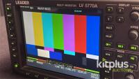 Leader LV 5770A Multi Monitor with 6.3" XGA Display, 3G/HD/SD-SDI Support, and Advanced Measurement Functions - 11