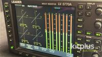 Leader LV 5770A Multi Monitor with 6.3" XGA Display, 3G/HD/SD-SDI Support, and Advanced Measurement Functions - 12