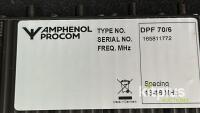 Amphenol Procom DPF 70/6 VHF Duplexer, 406-470 MHz, 13-16 MHz Spacing, 6 Cavities - 2