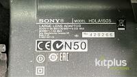 Sony HDLA-1505 Large Lens Adapter for HDC Series Cameras, DC/AC Power, Flight Case, Serial 420266 - 4