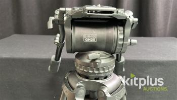 E-IMAGE GH25 Fluid Head with GC102 Carbon Fiber Tripod, 55 lb Capacity, 63" Max Height