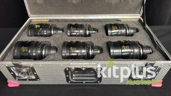 Cooke S4/i Prime Cine Lens Set 18, 25, 32, 50, 75, 100mm T2 PL Mount + Case