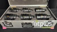 Cooke S4/i Prime Cine Lens Set 18, 25, 32, 50, 75, 100mm T2 PL Mount + Case
