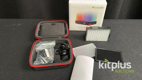 Aputure MC Pro RGBWW LED Light, LumenRadio CRMX, Accessories, Case & Box, 2000K-10000K