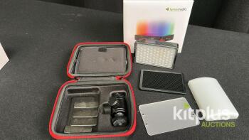 Aputure MC Pro RGB LED Light Panel, 2,000&ndash;10,000K, LumenRadio CRMX, Case & Accessories