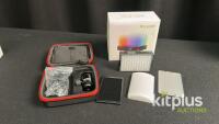 Aputure MC Pro RGBWW LED Video Light Kit, 2000-10000K, LumenRadio, Case, Accessories
