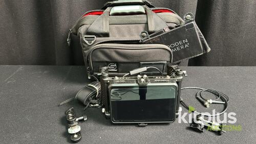 Atomos Shinobi 7" 2200nit HDR Monitor w/ Wooden Camera Cage V3, Handles, Sachtler Bag, SDI/HDMI