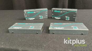 Black Box ServSwitch CX Remote USB KVM Extender, Model KV04AUS-REM, VGA/USB, Lot of 4, SNs Incl.