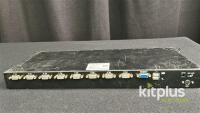 StarTech 8-Port 1U USB VGA KVM Switch Kit (SV831DUSBUK) w/ Extenders, 15km Fiber Converter - 2