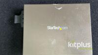 StarTech 8-Port 1U USB VGA KVM Switch Kit (SV831DUSBUK) w/ Extenders, 15km Fiber Converter - 8