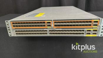 Cisco Nexus 56128P Switch, 48x10GbE SFP+, 4x40GbE QSFP+, 2.56 Tbps Capacity