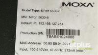 Moxa NPort 5630-8 Serial Device Server, 8 RS-422/485 Ports, 1U Rackmount - 2