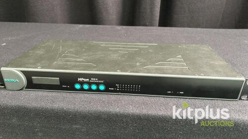 MOXA NPort 5630-8 Serial Device Server, 8 RS-232/422/485 Ports, Rackmount, Ethernet, S/N TBABE1024108