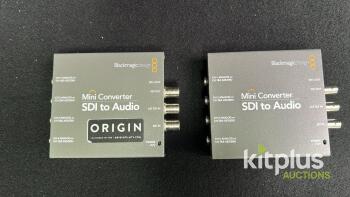 Blackmagic Design Mini Converter SDI to Audio, 4x 1/4" TRS Outputs, 12V DC Power