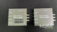 Blackmagic Design Mini Converter SDI to Audio, 4x 1/4" TRS Outputs, 12V DC Power