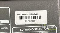 Blackmagic Design Mini Converter SDI to Audio, 4x 1/4" TRS Outputs, 12V DC Power - 3